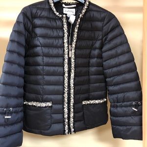 Brand new Joseph Ribkoff pearl trim black jacket